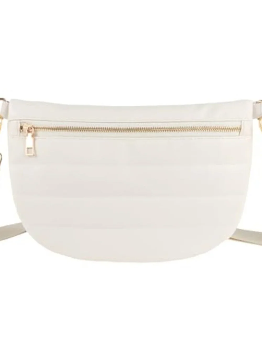 Quilted PU Leather Puffer Belt Bag Crossbody Fanny Pack Bum Bag Adjustable